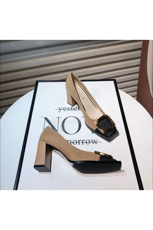 أحذية نسائية صيفية حذاء كعب 