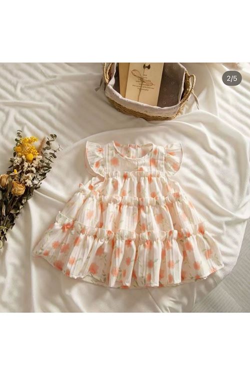 طفل بنت صيفية فستان 