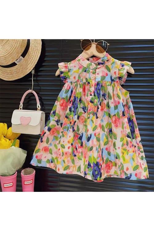 طفل بنت صيفية فستان 