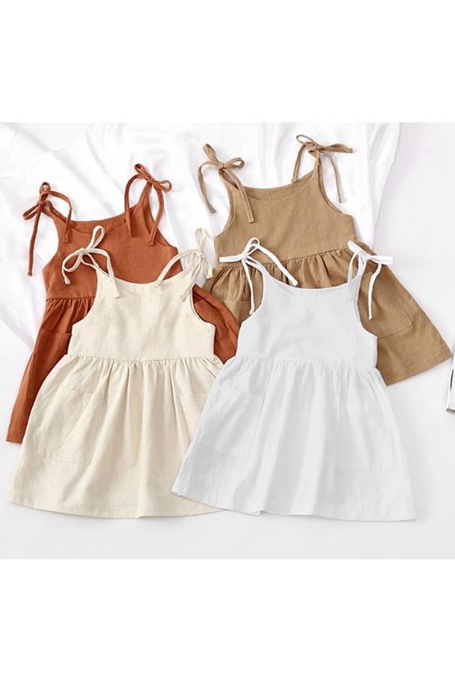 طفل بنت صيفيه فستان 