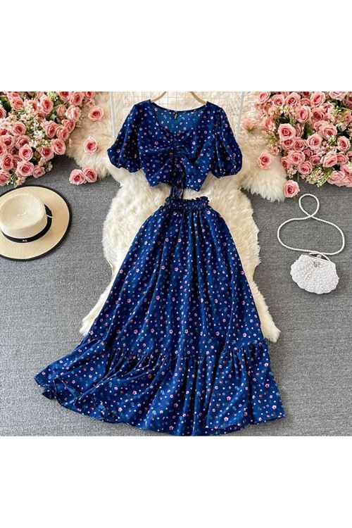 ملابس نسائية صيفية تنورة قميص 