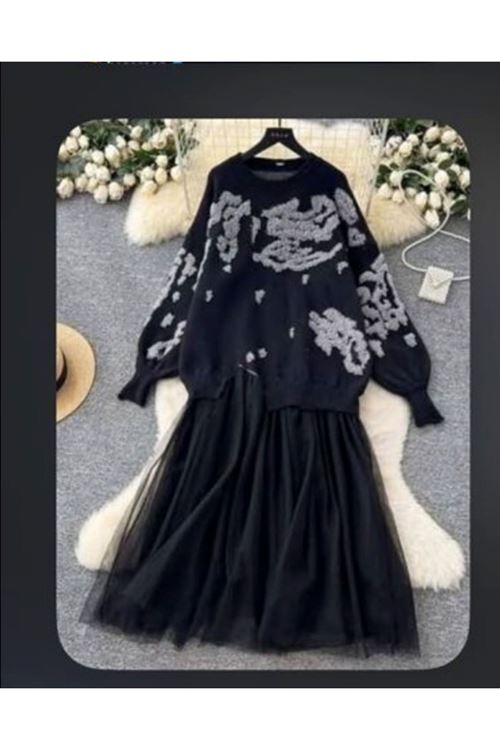 ملابس نسائية شتوية فستان 