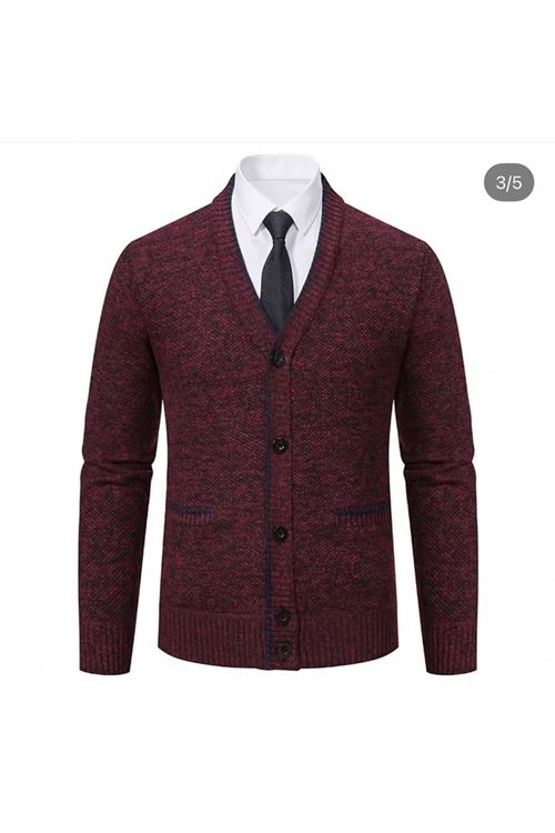 ملابس رجالية شتوية جاكيت صوف  