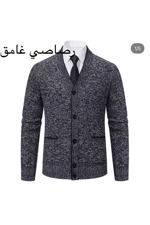 ملابس رجالية شتوية جاكيت صوف  