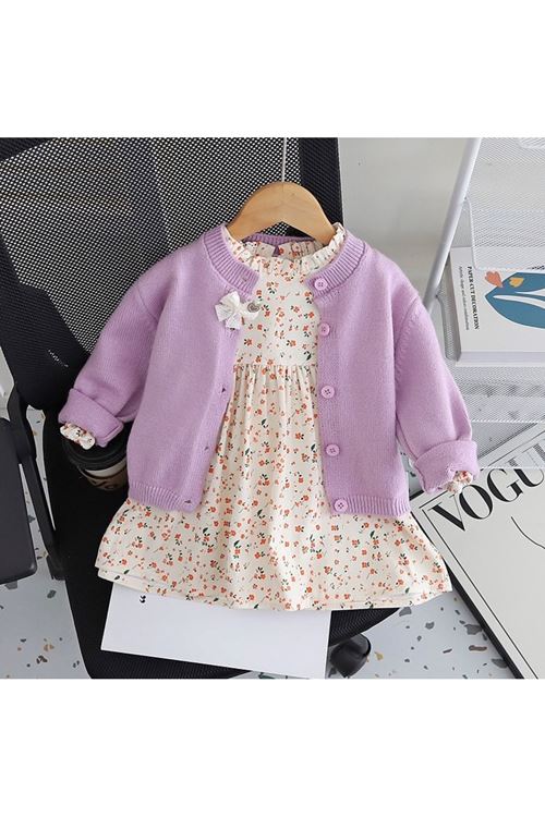 طفل بنت شتوية فستان 