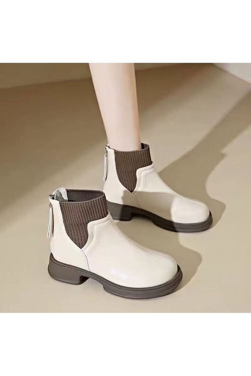 احذية نسائية شتوية بوت قصير كعب