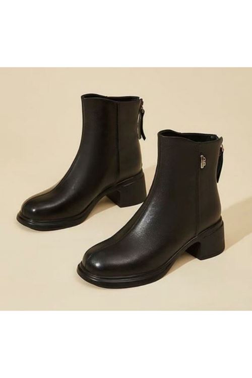 احذية نسائية شتوية بوت قصير كعب 