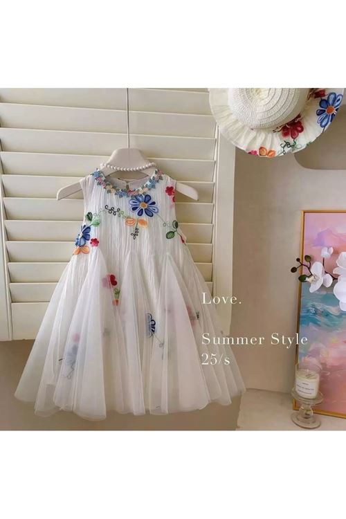 طفل بنت صيفية فستان 