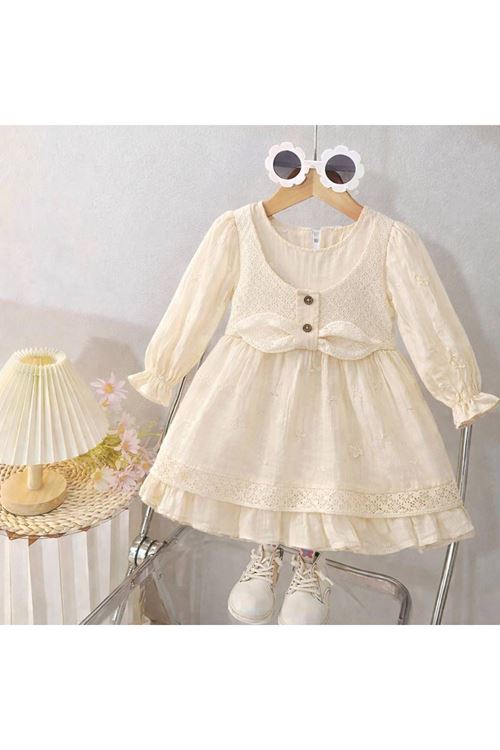 طفل بنت صيفية فستان 