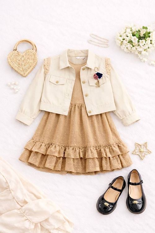 طفل بنت صيفية فستان 