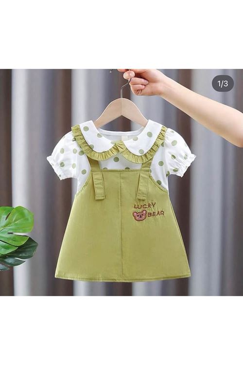 طفل بنت صيفية فستان 