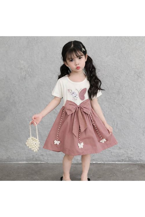 طفل بنت صيفية فستان 