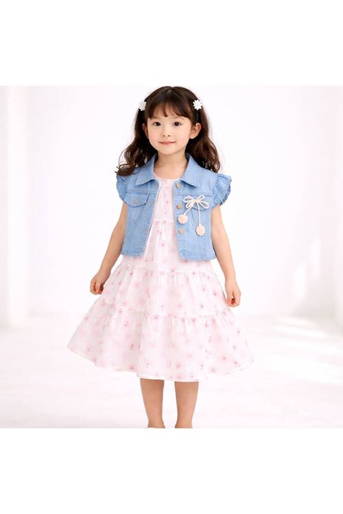 طفل بنت صيفية فستان 