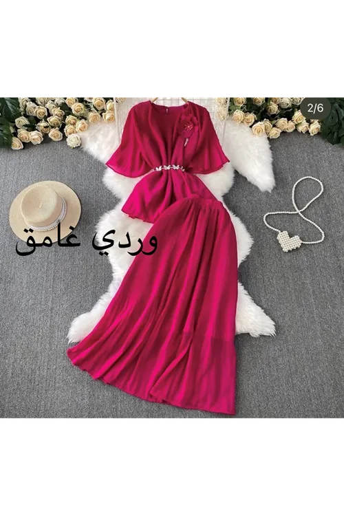 ملابس نسائية صيفية تنورة وقميص 