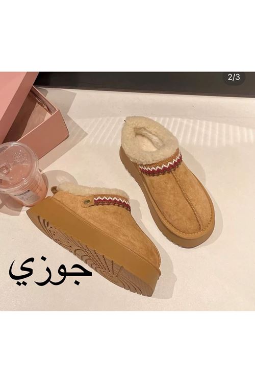 احذية نسائية شتوية حذاء فلات