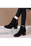 احذية نسائية شتوية بوت قصير كعب 