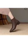 احذية نسائية شتوية بوت قصير كعب 