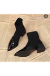 احذية نسائية شتوية بوت قصير كعب 