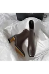 احذية نسائية شتوية بوت قصير كعب 