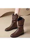 احذية نسائية شتوية بوت طويلة فلات