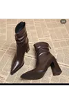 احذية نسائية شتوية بوت قصير كعب 