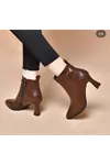 احذية نسائية شتوية بوت قصير كعب 